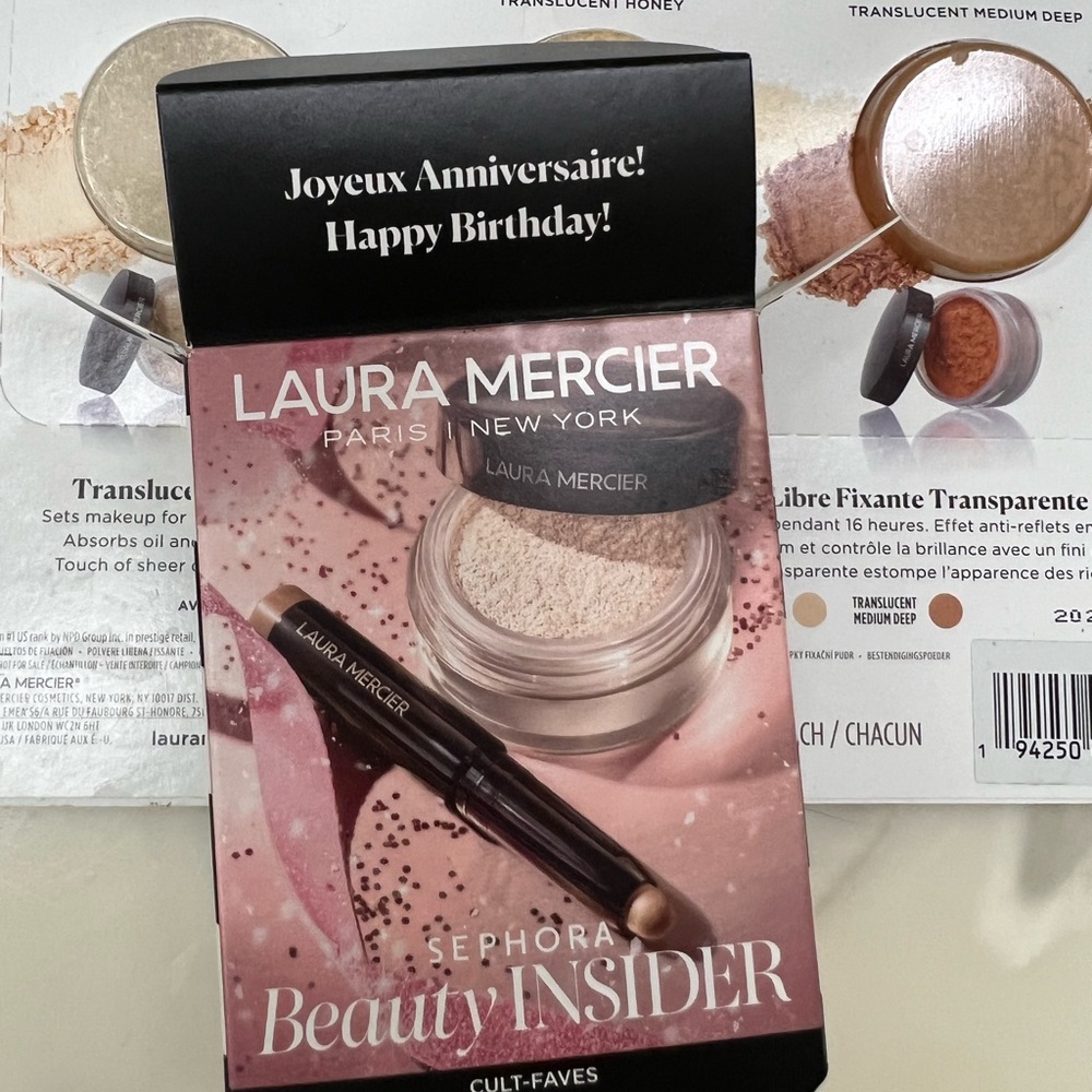 Laura Mercier Setting Powder and Eyeshadow